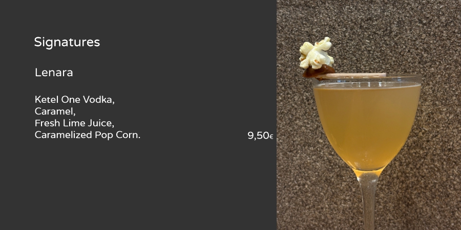 cocktails signature